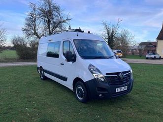 vauxhall movano 2.3 135ps - l2 - h2 - crew - welfare - mess - camper van - fsh