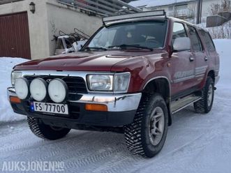 1994 toyota 4-runner 3.0d 125hk 4wd veteranbil ekstralys dab