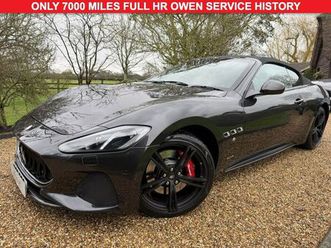 2019 maserati grancabrio 4.7 sport