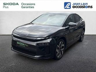 skoda enyaq 2026 - noir métallisée - enyaq coupé 85 sportline