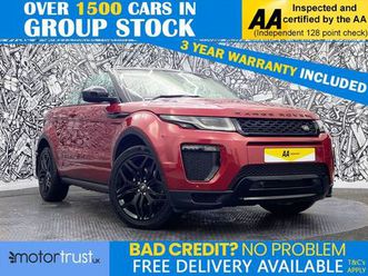 2017 land rover range rover evoque 2.0td4 hse dynamic (start/stop) convertible 2d auto