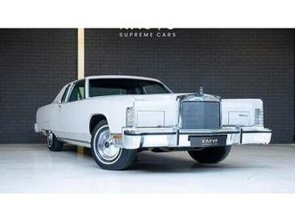 1977 lincoln continental coupe (1 owner, original paint) a vendre