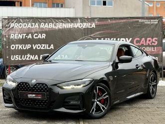bmw 4 coupe 420d f1 m sport led,koža,kamera,18” u sustavu pdv a!!, 2022 god.