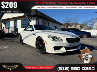 $209/mo - 2014 bmw 6 series 2dr conv 650i rwd