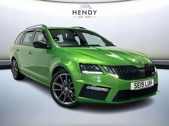 skoda octavia estate 2.0 tdi cr vrs 5dr dsg [7 speed] [black pack]
