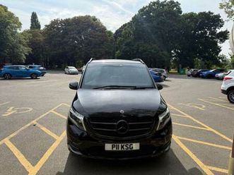 mercedes-benz, v class, black 2018 sports long wheel base pco registered