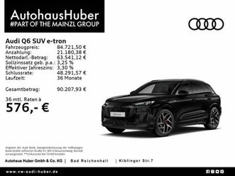 audi q6 suv e-tron quattro s line matrix hud b&o ahk