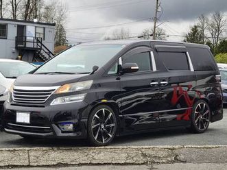 toyota vellfire 3.5l black-on-black