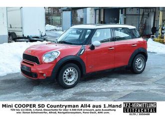 mini cooper sd countryman all4 allrad~xenon~navi~1.h