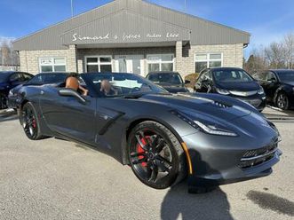 2014 chevrolet corvette stingray z51 3lt convertible v8 6.2l automatique cuir mags