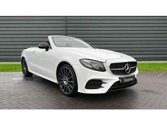 2019 mercedes-benz e-class 3.0 d e400d amg line (premium plus)(start/stop) cabriolet 2d plus