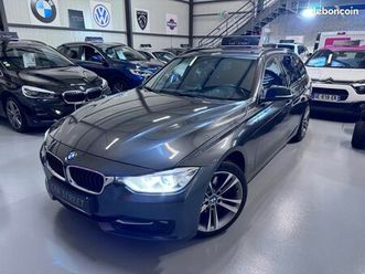 bmw serie 3 328i 245 cv f31 sport+ xenon bva 1°- main gps clim-auto led sieges chauffants