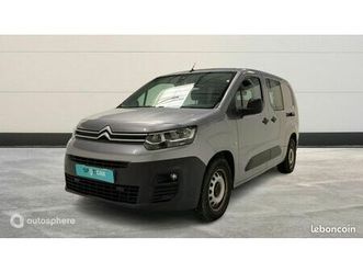 citroen berlingo van véhicule utilitaire ou société xl 950kg bluehdi 130ch s&s
