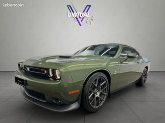 dodge challenger r/t scat pack 6.4 v8 – 492 ch – 19 800 km – hud – toit ouvrant