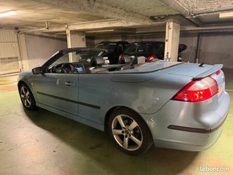 saab 9.3 cabriolet 1.8 turbo série limitée ice black n* 083/100