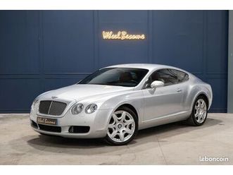 bentley continental gt w12 coupé 6.0 bi-turbo 560cv pack mulliner - suivi uniquement bentley - sort de révision - jantes 3 parties
