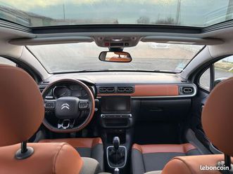c3 1.2thp 110cv shine gtie 1 an toit panoramique + cuir