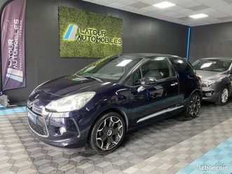 ds ds 3 cabriolet - sport chic .1.6 e-hdi - 90cv - bva6 - garantie 12 mois