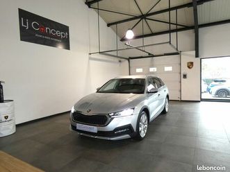 skoda octavia iv combi 2.0 tdi 150 ch 4x4 scout dsg7 - 1°main - origine france - suivi complet skoda - tva - sièges & volant chauffants - crochet d'attelage - c