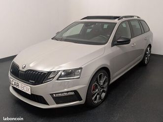 skoda octavia combi break rs 245 dsg-toit pano-acc-gps-audio canton-carplay-sieges chauffants