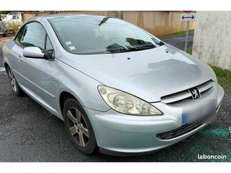 peugeot 307 cc 2.0 16 v gris clair métallisé