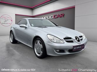 mercedes slk 200 k automatique - garantie 12mois - sieges av chauffant - chauffage appuie tete - historique merce