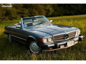 mercedes 560 sl (r 107) roadster, 05/89, 48 000 miles, gris perle