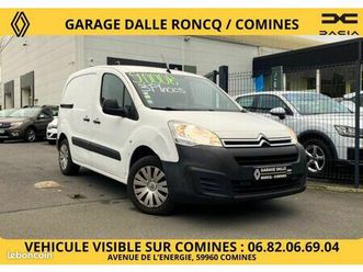 citroën berlingo business 1.6hdi 90 7500ht radars/3places/regulateur/bluetooth