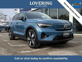 certified 2023 volvo c40 recharge pure electric twin ultimate