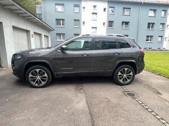 jeep cherokee overland bj 2021 grau ledersitze