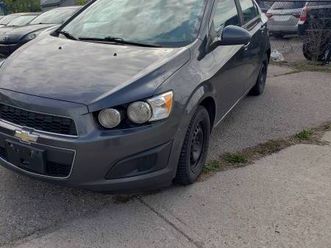 2013 chev. sonic ls. very low km’s and certified.