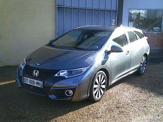 honda civic 9 ix tourer break 1.6i-dtec 120 executive navi 95mkm suivi honda 12/2015 gps bluetooth sieges chauffants francaise