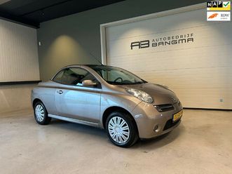 nissan micra c+c 1.6 tekna/clima airco/bluetooth/isofix/parkeersensoren/e