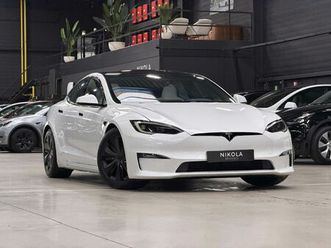 tesla model s plaid - 1020hp - full self drive active - fsd 4