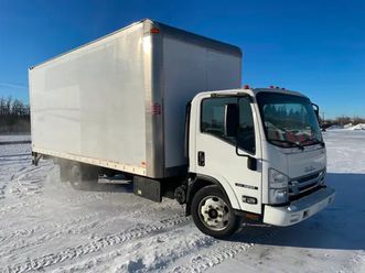 2018 isuzu nrr diesel 20ft body w/lift gate