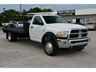 ** 2012 ram 4500 slt * dually * diesel * 4x4 * flatbed * aisin trans *