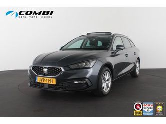 seat leon sportstourer - 1.5 tsi style business panorama schuifdak/stoelverwarming/camera/getint glas