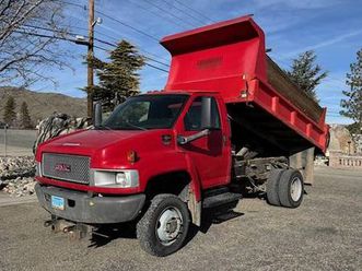 2005 gmc c4500 4wd dump truck