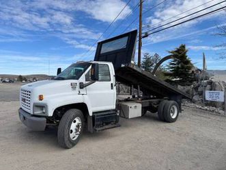 2006 gmc c6500 flat-bed dump truck