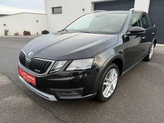 skoda octavia scout 4x4 dsg/zr-neu/ahk/led/leder/navi