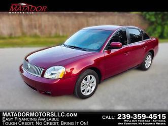 2005 mercury montego luxury