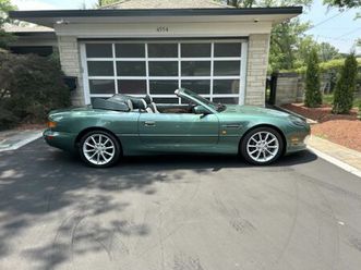 2001 aston martin db7 vantage volante convertible with 19,400 miles