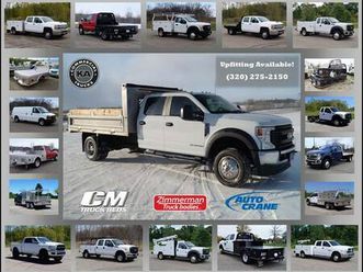 2022 ford f550 xl - dump flatbed utility cargo truck - 4wd 6.7l v8