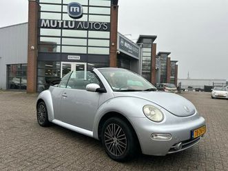 volkswagen new beetle cabriolet - 1.4 highline airco stoelvrmng apk leder