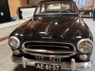peugeot 403 1962 zwart — peugeot — marktplaats