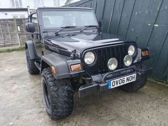jeep wrangler 4.0 jamboree 2dr petrol