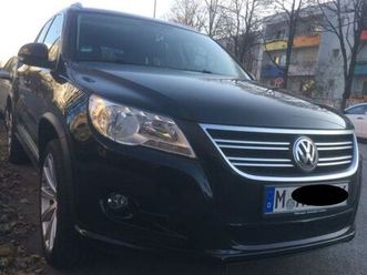 volkswagen vw tiguan rline vollleder panorama schwarz...