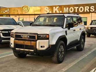 toyota prado adventure turbo/2.8l v4 diesel/driver power seat with leather/dvd+camera /cool box (code # p28adv3)