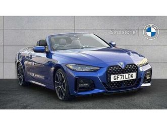 bmw 4 series 430i m sport convertible 2.0 2dr