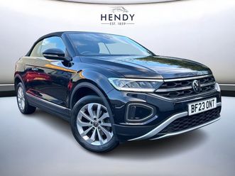 volkswagen t-roc cabriolet 1.5 tsi style 2dr